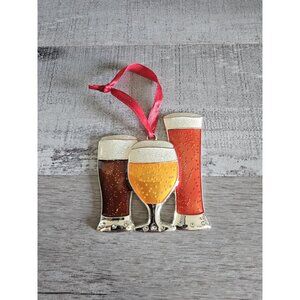 Regent Square Beer Drinker Lover Holiday Christmas Ornament Beer Glasses G21c